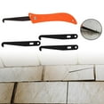thumbnail image 4 of 2x4 Piezas Cuchillo De Eliminación De Lechada Eliminación De Raspado De Herramienta De Calafateo De Borde De Lechada Vieja Sunnimix Removedor de lechada, 4 of 8
