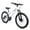 White, variant on 24 Inch 21 Speed Mountain Bike, Adult Mountain Bicycle with Front Suspension, Dual Disc Brakes, Steel Frame, Non-Slip Tires for Men Women Outdoor Cycling