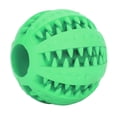 thumbnail image 1 of Bola molar de sandía con lunares para mascotas, juguete interactivo giratorio para perros, color verde, 1 of 12