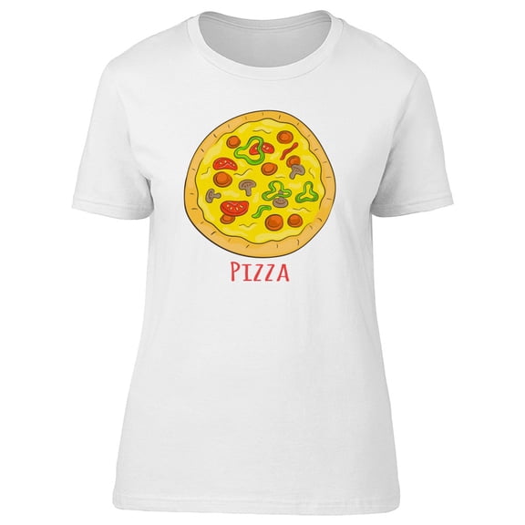 Pizza Doodle Food Lovers Pizza T-Shirt Men -Image by Shutterstock, Male 3X-Large