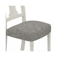 thumbnail image 4 of Tannen 59"W Round White and Gray Wood 5-Pc Dining Table Set, 4 of 13
