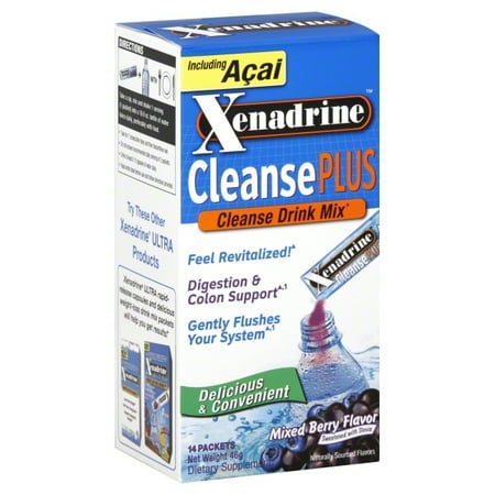 Xenadrine: Mixed Berry Flavor Cleanseplus, 14 Ct