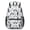 Police and Officer White Pattern, variant on Police and German Shepherd 17" Waterproof Oxford School Backpacks for Teens, S-Shape Padded Straps, for School, Travel, Hiking, Camping