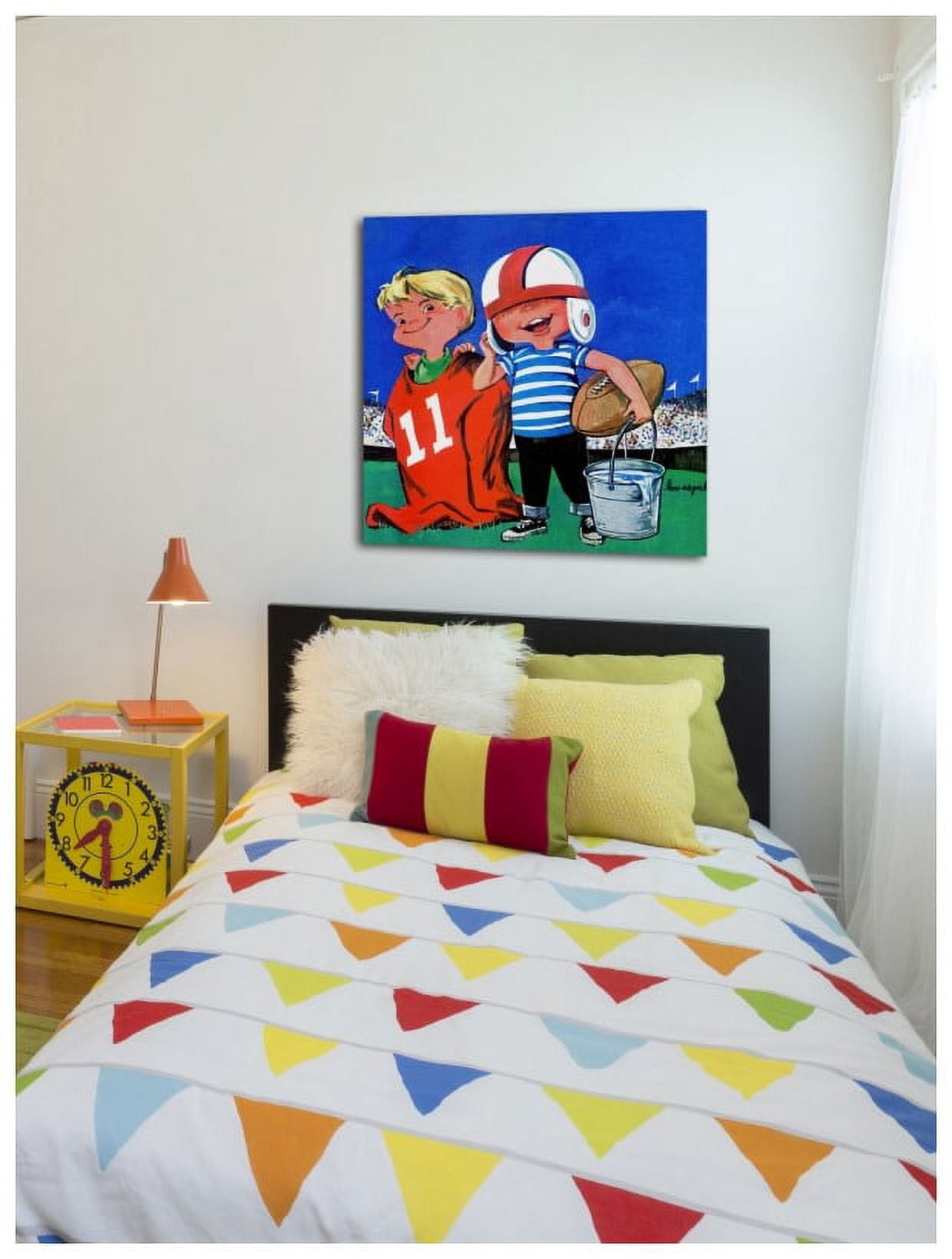 Marmont Hill "Rugby Players II" by Curtis Painting Print on Canvas