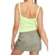 thumbnail image 5 of Lucakuins Mujeres Tank Tops, Color Sólido Básico Sin Mangas Escote Redondo Slim Fit Camisas Camisola Acanalada Tops Lucakuins moda, 5 of 6
