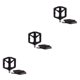 thumbnail image 2 of Yuarrent Pedales Stamp-1 Pedales Resistentes A La Corrosión Accesorios Ciclismo Montaña Ultraligero Ligero Y Bicicleta Y Montaña Negro Type1 NO1, 2 of 6