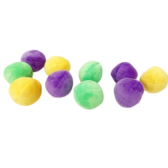 Midlee Squeaky and Crinkley Plush Dog Balls (Refill for Midlee Hide a Ball)