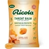 Ricola Throat Balm Caramel Throat Drops with Liquid Center, 34 Count, Coat & Protect Your Throat, Daily Throat Relief & Protection, Oral Demulcent