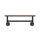 thumbnail image 4 of Estante Industrial Para Tuberías, Estantes De Baño, Estante De Madera Rústica Montado En La Pared De 19,6 Pulgadas Con Barra Para Toallas, Toallero De 1 Nivel Para Granja Sobre Estanterías Para Tuberí, 4 of 5