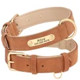 thumbnail image 3 of Pet Artist Leather Dog Collars Personalized Dog Collar with Customized Name & Number Engraved Durable Adjustable Collar for Small Medium Large Dogs, 3 of 11