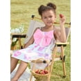 thumbnail image 2 of Barbie Girls Dress Allover Letter Print Bowknot Sleeveless Summer Dresses Girls Fashion Sizes 2-9Y, 2 of 11