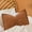 Brown, variant on HKEJIAOI Two-Purpose Linen Corduroy Pillow Cushion for Sofa Office Chair Lumbar Support 19.6x11.8 Inches Washable Home Decor Pillow