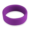 thumbnail image 6 of LeLuv Flat Band-Style Smooth Silicone Cock Ring | 38mm/43mm/48mm Purple (3 Pack), 6 of 8