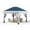 Navy Blue + Heather Gray, variant on Yeshouse 12x12 Pergolas and Gazebos Clearance, Outdoor Gazebo for Patio Canopy Tent with Mosquito Netting & Height Adjustable, Heavy Duty Party Tent and Shelter for Backyard, Lawn
