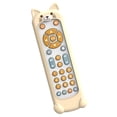 thumbnail image 4 of Control remoto de música para TV, juguetes remotos para niños y bebés, juguete remoto realista para TV para niños pequeños para niñas y niños de 6 a , Estuche Blanco Estuche Blanco y Gato Hugo juguetes para masticar durante la dentición, 4 of 10