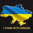 thumbnail image 3 of CafePress - I Stand With Ukraine Flag Ukrainian Pride T Shirt - Men's Classic Graphic Cotton T-Shirt, 3 of 4