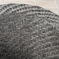 thumbnail image 2 of Mackenzie Outdoor Swivel Wicker Chairs with Cushions, Set of 4, Mixed Black, Dark Gray, 2 of 7