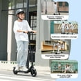thumbnail image 6 of iScooter Electric Scooter for Teens Kids 6-10, 150W Kids Escooter with Pedal Breathing Light & 6 / 10 MPH for Boys Girls Black, 6 of 9