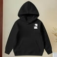 thumbnail image 7 of XAOFW Kids Hoodies Sweatshirts Adorable Cat Print Girls Kids Playful Animal Graphics Jacket Ages 3 To 14 Years Long Sleeve Hooded Breathable Leisure Holiday Vacation Clothes, 7 of 7