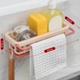 thumbnail image 4 of PENGXIANG Wall-mounted Draining Rack with Storage Rack Lightweight Easy Installation Rack for Kitchen Bathroom Sink - White, 4 of 4