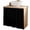 Black, variant on Black Cabinet Curtains 35"W x 35"L, Dustproof Sink Skirt Curtain for Kitchen Bathroom, Solid Color Farmhouse Black Adhesive Desk Skirt Privacy Short Curtains for Office Closet Vanity Shoe Rack