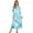 Monstera, variant on Tutolipy Hummingbird Floral Printed Nightgowns for Women Long Sleeve Sleepwear V Neck Loungewear Breathable House Dress for Home, S