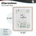 thumbnail image 4 of Stupell Industries French Country And Relax Soothing Greenery Birch Framed Print Under Glass, 17 x 21, by Lettered and Lined, 4 of 8
