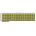 thumbnail image 2 of Ambesonne Earth Tones Fabric by the Yard Upholstery, Rhombus Leaves, 3 Yards, Multicolor, 2 of 4