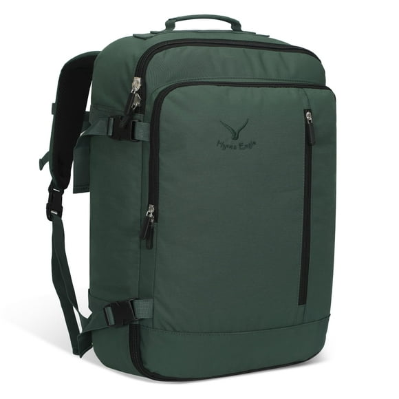 Mochila de viaje Hynes Eagle 38L para ordenador portátil de 15 pulgadas para mujeres y hombres, color verde