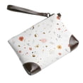 thumbnail image 3 of Leather Clutch 8 X 5. 5 In Wrist Strap And Hand Bag Easy To Carry Lightweight Waterproof And Durable Flower Bee, 3 of 6