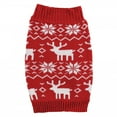 thumbnail image 3 of Luvable Friends Dogs and Cats Knit Pet Sweater, Fair Isle, Medium, 3 of 4
