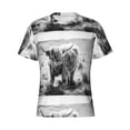 thumbnail image 3 of Naloa Yak Men's T-Shirt Sport T-shirt Men's Basic Tee Casual Men's Shirt, Round Neck, Short Sleeves - Small, 3 of 5
