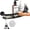 shelf - black, variant on Brushed Nickel Towel Grab Bar 24 Inch - 1.25” Diameter, Stainless Steel Safety Bar w/Towel Holder, Shower Assist Balanced Support Handle, Wall Mounted Bathroom Grab Rail for Senior Elderly