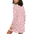 thumbnail image 2 of joogoo Starfish Women's Long Sleeve Nightgown Sleepwear S, 2 of 8