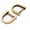 Brushed Brass, variant on Gold 3/8" Tiny D-Rings Shackle Screw Ring (5pcs) – Key Holder, Zip Puller & Paracord Bracelet Hardware