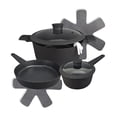 thumbnail image 2 of Batería Cocina HUDSON Aluminio Negra Antiadherente 5 piezas, 2 of 9