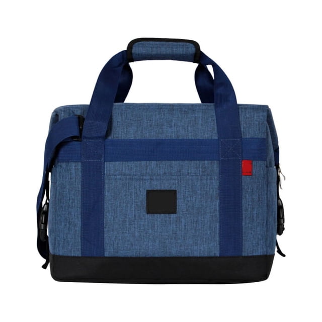 Soidarity Bolsa de Picnic con correa para el hombro, bolsa enfriadora de cerveza Oxford de gran capacidad, contenedor de comida portátil para acampar, Kits de desorden para acampar Azul Soidarity OD028165-01