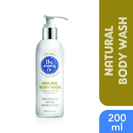 The Moms Co Natural Coconut Moisturizing Body Wash for Dry Skin,