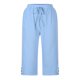 thumbnail image 4 of Pantalones de Pierna Ancha de Cintura Alta para Mujeres Estilo de Harem Suelto, Pantalones Largos Casuales de Lino de Algodón para Citas de Primavera Verano Y Desgaste de Playa, 4 of 9