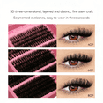 thumbnail image 2 of Bestselling DIY segmented individual cluster false eyelashes, thick & curled, 2 of 4
