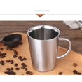 thumbnail image 4 of Taza de café Ounissouiy Doble pared Acero inoxidable color oro, 4 of 6