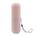 thumbnail image 2 of 1Pcs Travel Toothbrush Holder, Multifunction Wash Cup for Business Trips, Portable Lightweight Toothbrush Holder Cup, Available-Pink, 2 of 9