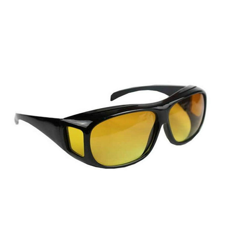 HD Night View Driving Glasses Polarized Anti-Glare Rain Day Night Vision  Cycling Sunglasses 