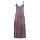 thumbnail image 4 of Puntoco Vestidos Mujer Moda Elegante Verano Casual Sólido V-Cuello Camis Vestido Largo Sin Mangas, 4 of 5