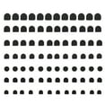 thumbnail image 1 of Heel Tip, Easy To Operate, 84pcs Non Slip  Design Heel Dowel, Shoes Shop For Women Heel Replacement, 1 of 8