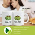 thumbnail image 4 of 2 Pieces Reusable Mug Lids for Ceramic Mugs, 11 Ounce White Ceramic Mug Lid, Drink Cover for Outdoors, Mug Cover to Keep Warm, Fits Mug with Outside Diameter 3.25 Inch, Best for Hot and Cold Beverage, 4 of 6
