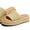 apricot, variant on Womens Platform Sandals Raffia Espadrilles Slip on Open Toe Cute Boho Summer Beach Slide Sandals