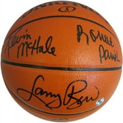 Sport Image Authentic Autographed 80's Big 3 Basketball, Larry Bird, Robert Parrish and Kevin McHale