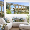 thumbnail image 1 of Roman Aqueduct Bridge in France - Bridge Canvas Wall Art, 1 of 3