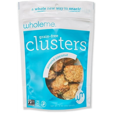 WholeMe, Grain-Free Granola, Gluten Free, Grain-Free Almond Coconut Clusters, 8 oz